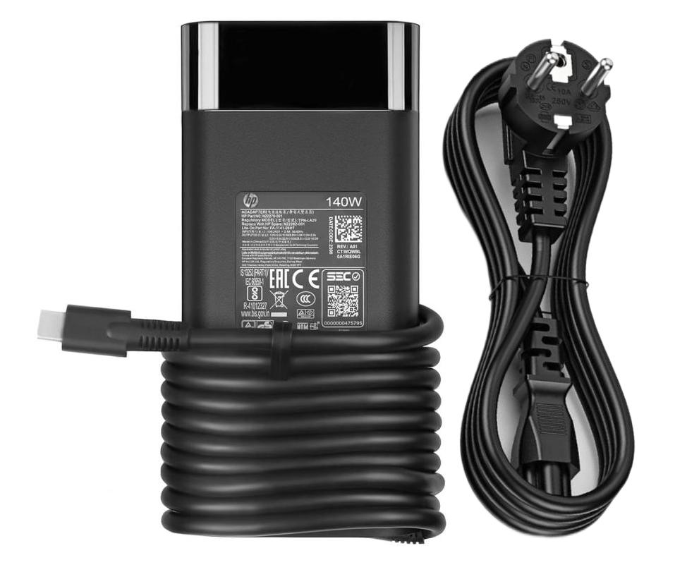 Original 140W USB-C HP N22270-001 N22282-001 N22270-003 AC Adaptateur Chargeur
