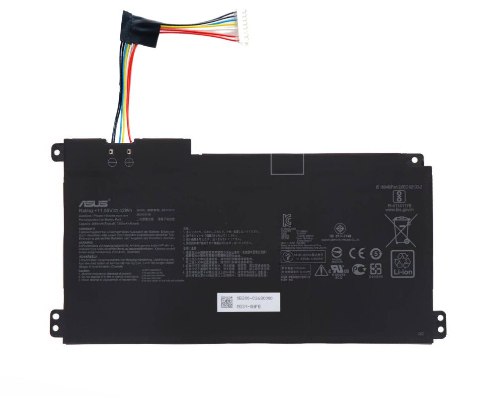 Original 3640mAh 42Wh Asus 0B200-03680000 Batterie