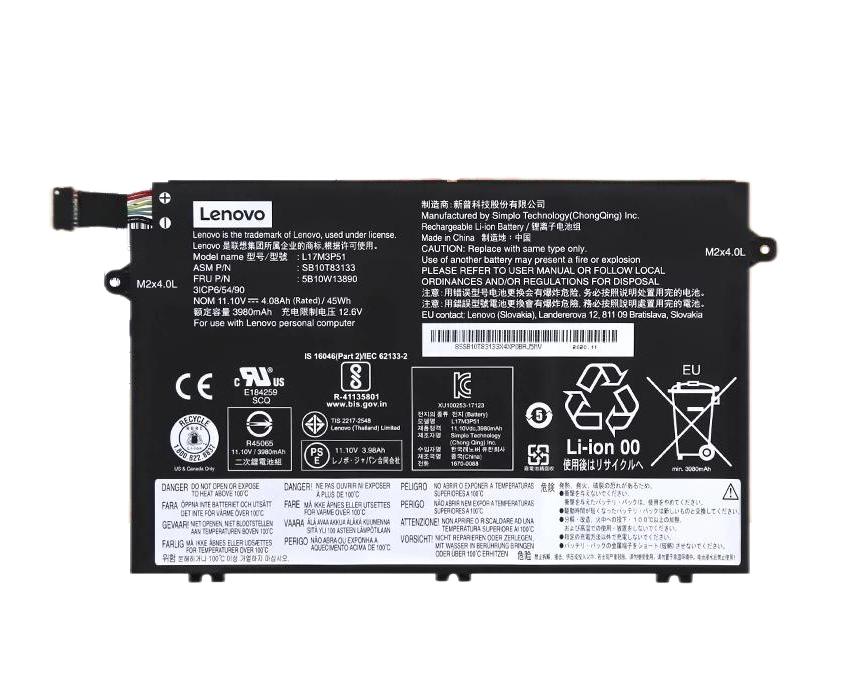 Original 4080mAh 45Wh Lenovo 01AV445 Batterie