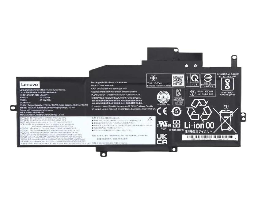 Original 4170mAh 48.2Wh Lenovo ThinkPad X1 Nano Gen 1-20UN001MMB Batterie