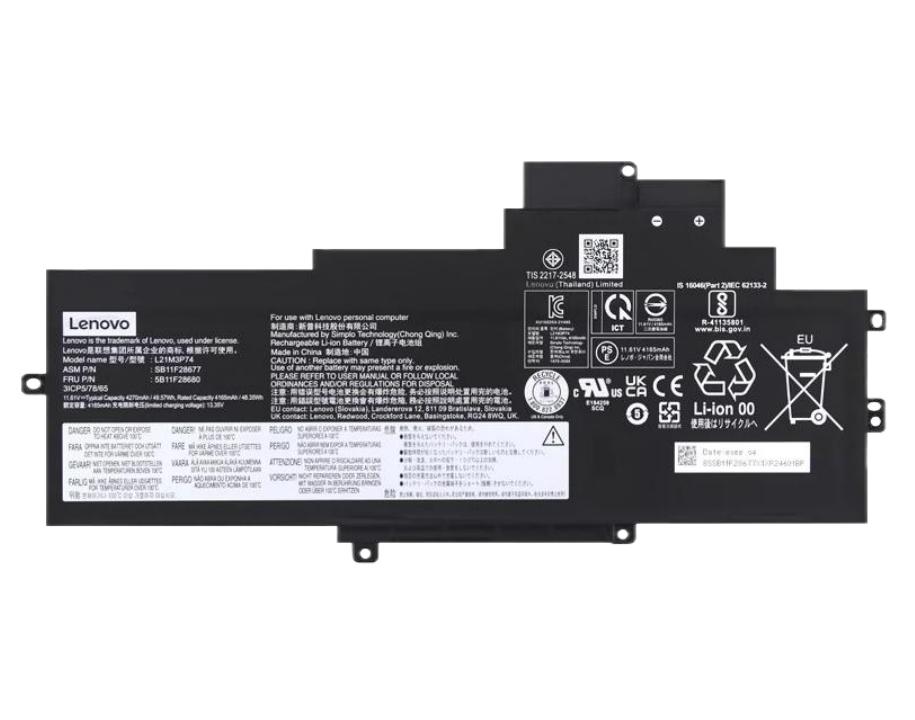 Original 4270mAh 49.57Wh Lenovo 5B11F28680 5B11F28682 Batterie