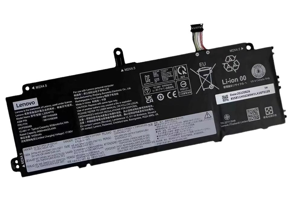 Original 3536mAh 54.7Wh Lenovo 5B11H56366 Batterie