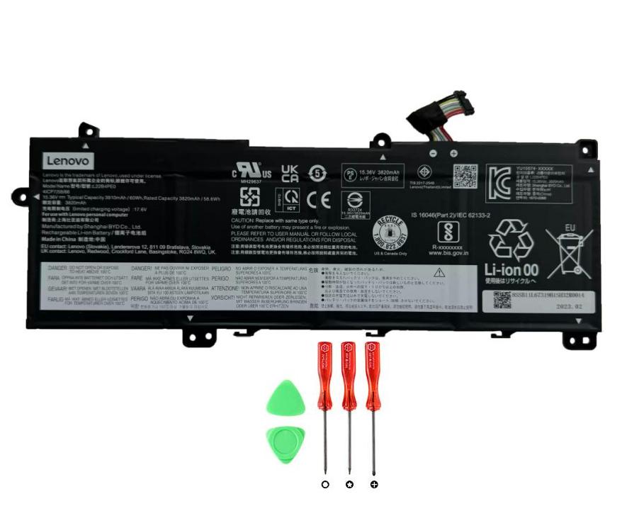 Original 3910mAh 60Wh Lenovo 5B11L67329 5B11L67335 Batterie