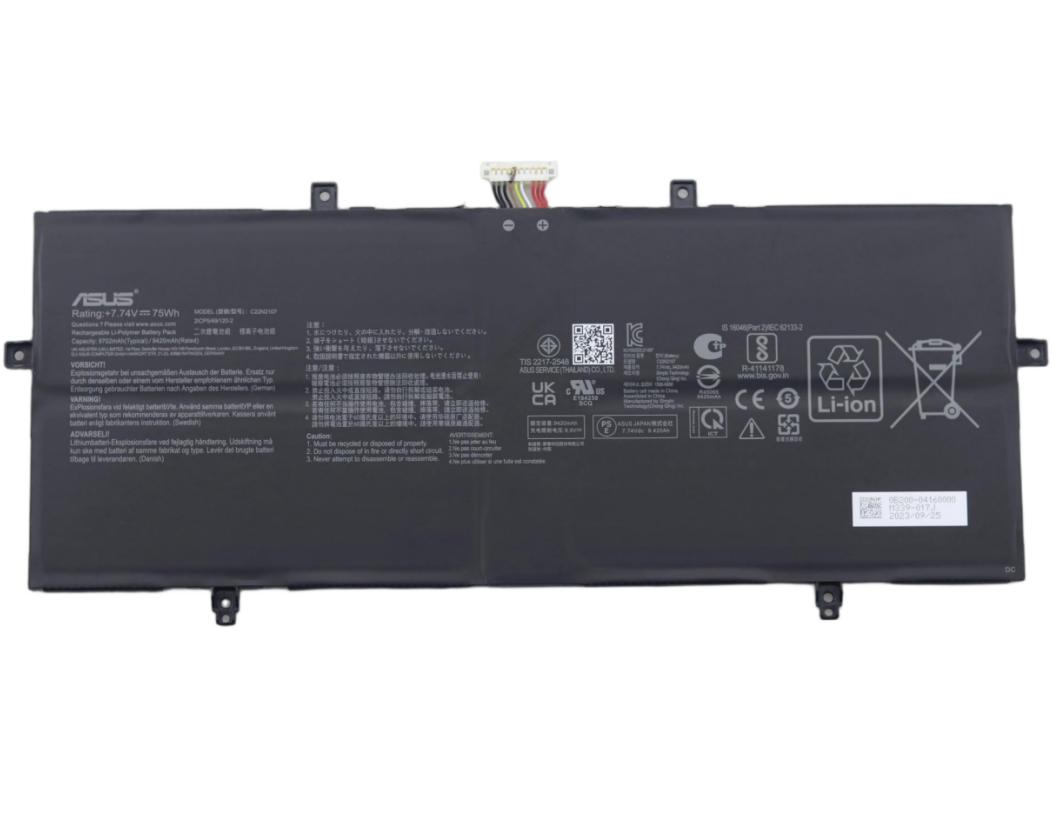 9690mAh 75Wh Asus 0B200-04160000 Batterie