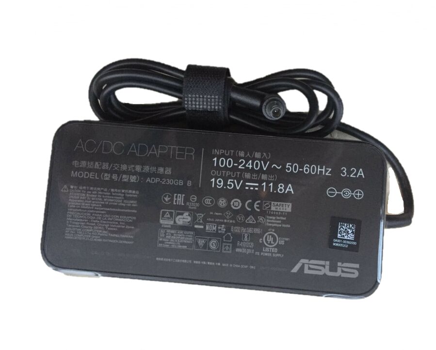Original 19.5V 11.8A 230W Asus 0A001-00391200 AC Adaptateur Chargeur