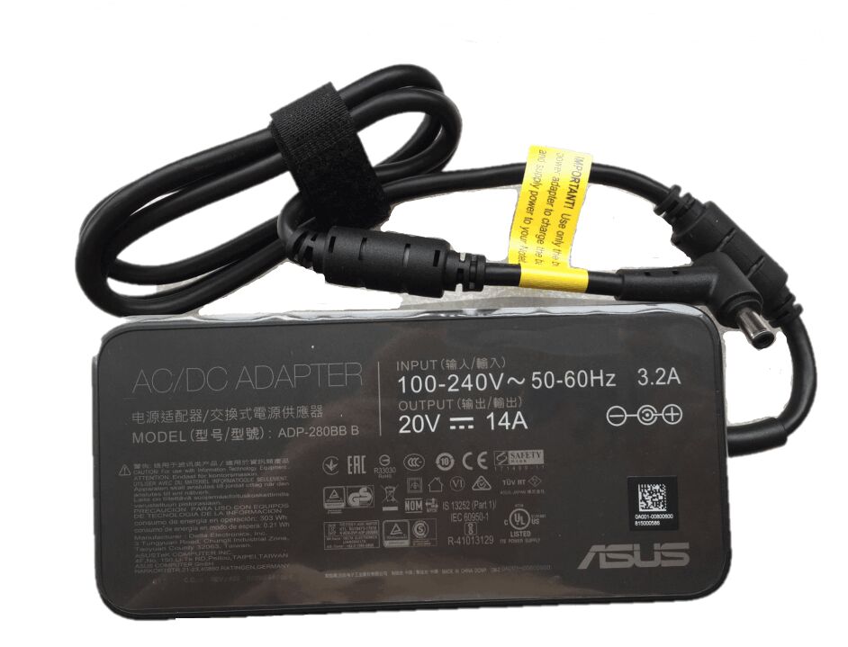 Original 280W Asus 0A001-00800100 AC Adaptateur Chargeur