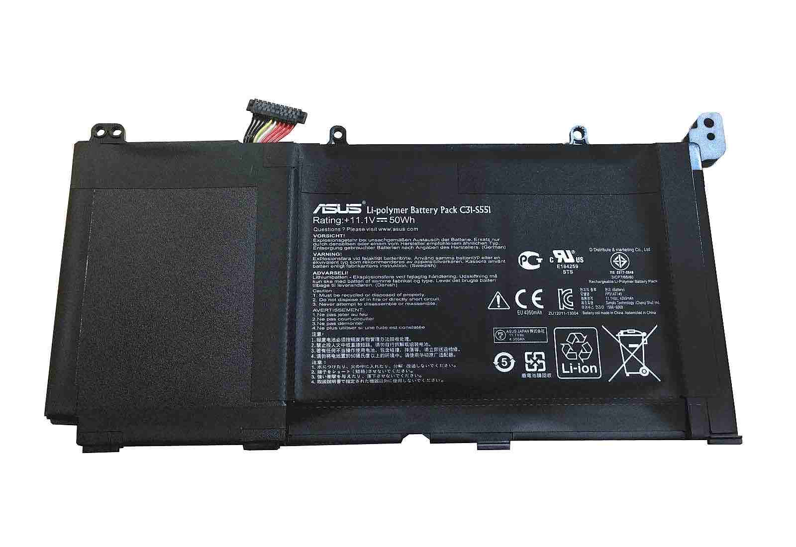 Original 4500mAh 50Wh Asus 0B200-00450100 Batterie