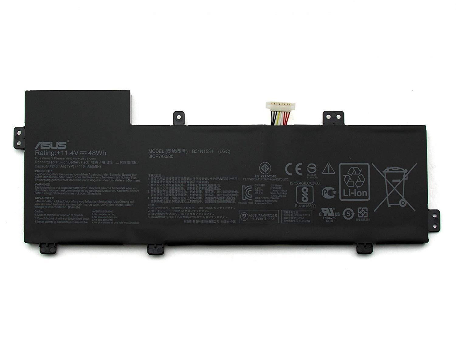 Original 4110mAh 32Wh Asus Vivobook E402SA-WX249T Batterie