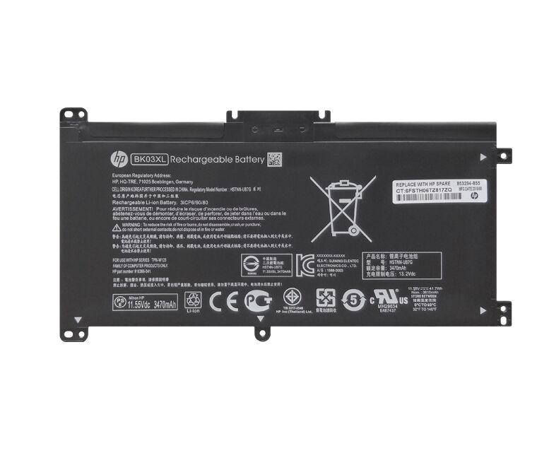 Original 3470mAh 41.7Wh HP Pavilion 14-ba002nk 14-ba030ns Batterie