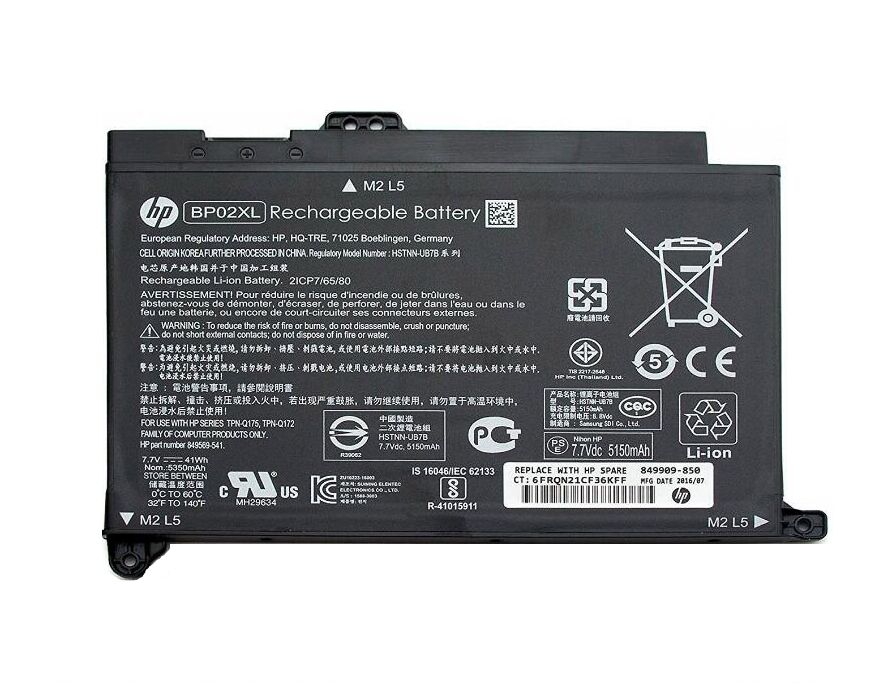 Original 41Wh HP 849569-541 849569-542 849569-543 Batterie