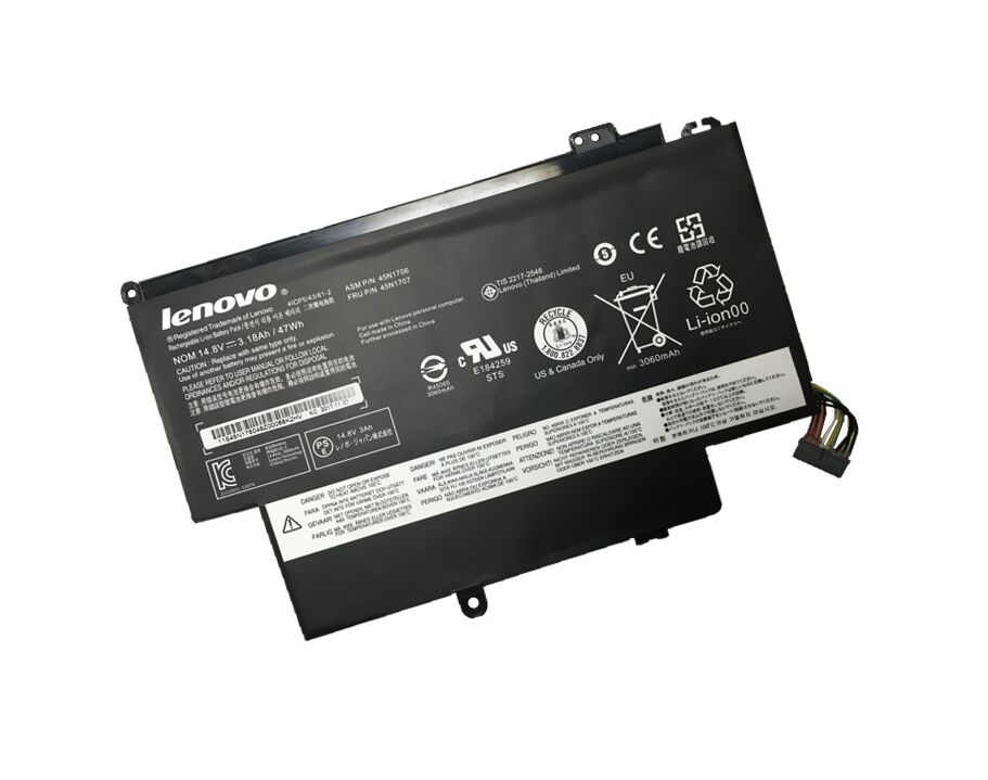 Original 47Wh Lenovo 45N1704 45N1705 Batterie